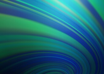 Dark Blue, Green vector abstract blurred template.