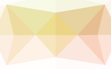 Light Green, Red vector abstract polygonal texture.