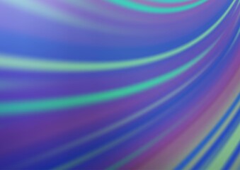 Obraz premium Light BLUE vector blurred bright template.