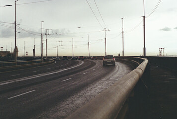 traffic on the road