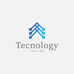 Tecnology Logo Design Inspiration. Logo vector template
