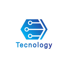 Tecnology Logo Design Inspiration. Logo vector template