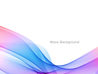 Attractive modern wave concept decorative background