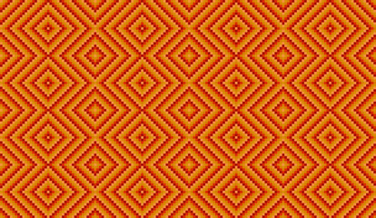 Vector illustration of seamless pattern made of squares