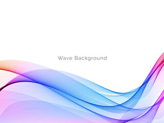 Abstract background with colorful flowing wave design