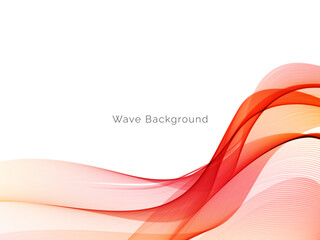 Decorative background with colorful wave design