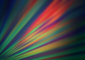 Dark Blue, Red vector glossy bokeh pattern.