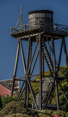 HISTORIC WATER TOWERS  IN MENDOCINO ON CALIFORNIA COAST