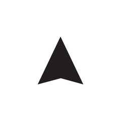 Arrow flat icon design vector