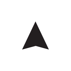 Fototapeta premium Arrow flat icon design vector