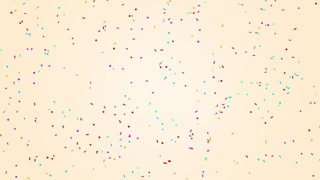 colorful sprinkles animation,junk food ,donuts decoration,confectionery