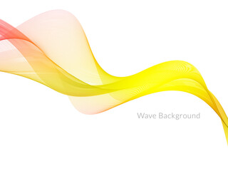 Smooth stylish colorful wave background