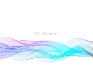 Abstract background with colorful flowing wave design