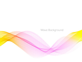 Attractive modern wave concept decorative background