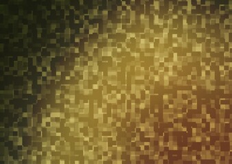 Light Green, Yellow vector cover in polygonal style.