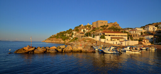 Natural landscape of Hydra in Greece