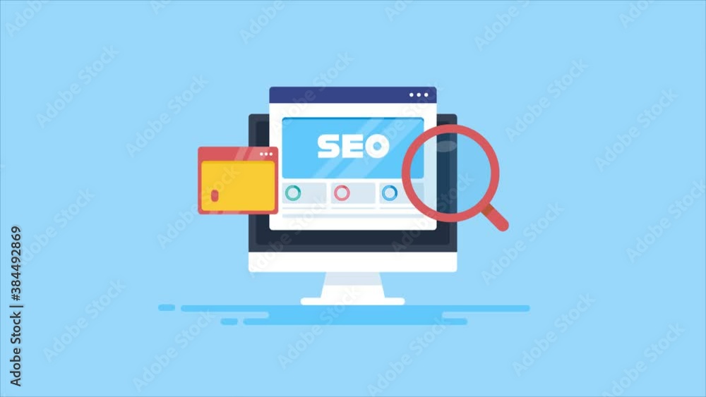 Poster seo audit, website traffic analysis, seo marketing report. business data, software technology and an
