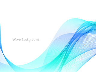 Abstract background with colorful flowing wave design