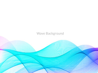 Attractive modern wave concept decorative background