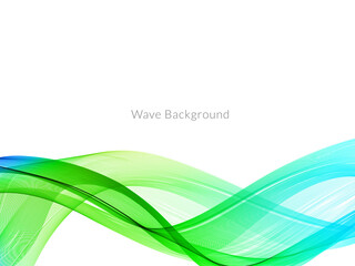 Abstract background with colorful flowing wave design