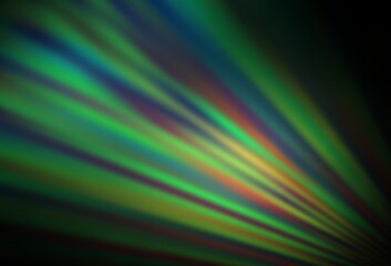 Dark Green vector background with straight lines.