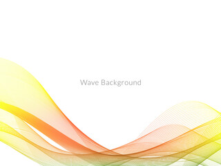 Attractive modern wave concept decorative background