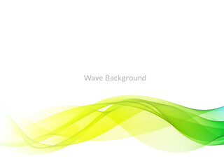 Abstract background with colorful flowing wave design