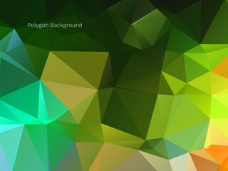 Abstract colorful triangular geometric crystal background
