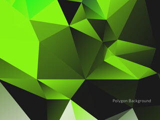 Decorative background with colorful polygon shapes