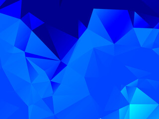 Obraz premium Abstract colorful triangular geometric crystal background