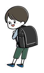 小学生　ランドセル　男の子
