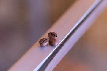 Roasted coffee beans background
