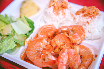Garlic Shrimp, North Shore, Oahu, Hawaii