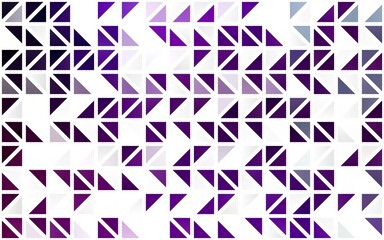 Light Purple vector seamless texture in triangular style.
