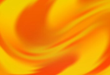 Light Orange vector blurred shine abstract template.