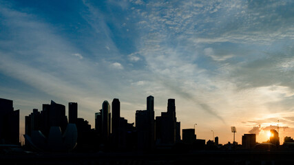 Fototapeta premium Skyline of Singapore