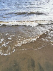 waves on the beach