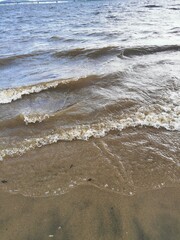 waves on the beach
