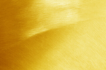 Gold brushed metal texture for abstract background.