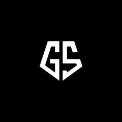 GS Letter Initial Logo Design Template Vector Illustration