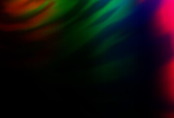 Dark Multicolor, Rainbow vector blurred template.