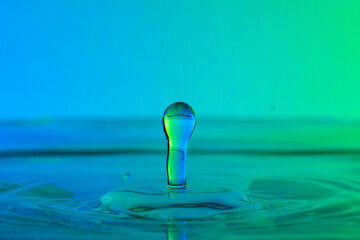 Wassertropfen Hochgeschwindigkeit Aufnahme