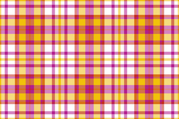 Plaid pattern seamless. Check fabric texture. Stripe square background. Vector textile design.