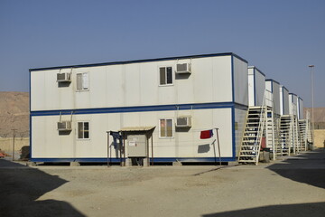 Portacabin, porta cabin, temporary labors camp , Mobile building in industrial site or office...