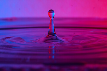 Wassertropfen Hochgeschwindigkeit Aufnahme