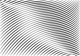 Fondo de líneas negras oscilando en fondo blanco.