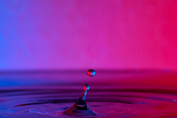 Wassertropfen Hochgeschwindigkeit Aufnahme