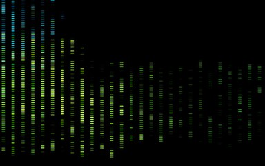 Dark Blue, Yellow vector template with repeated sticks.