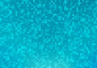 Light BLUE vector cover in polygonal style.