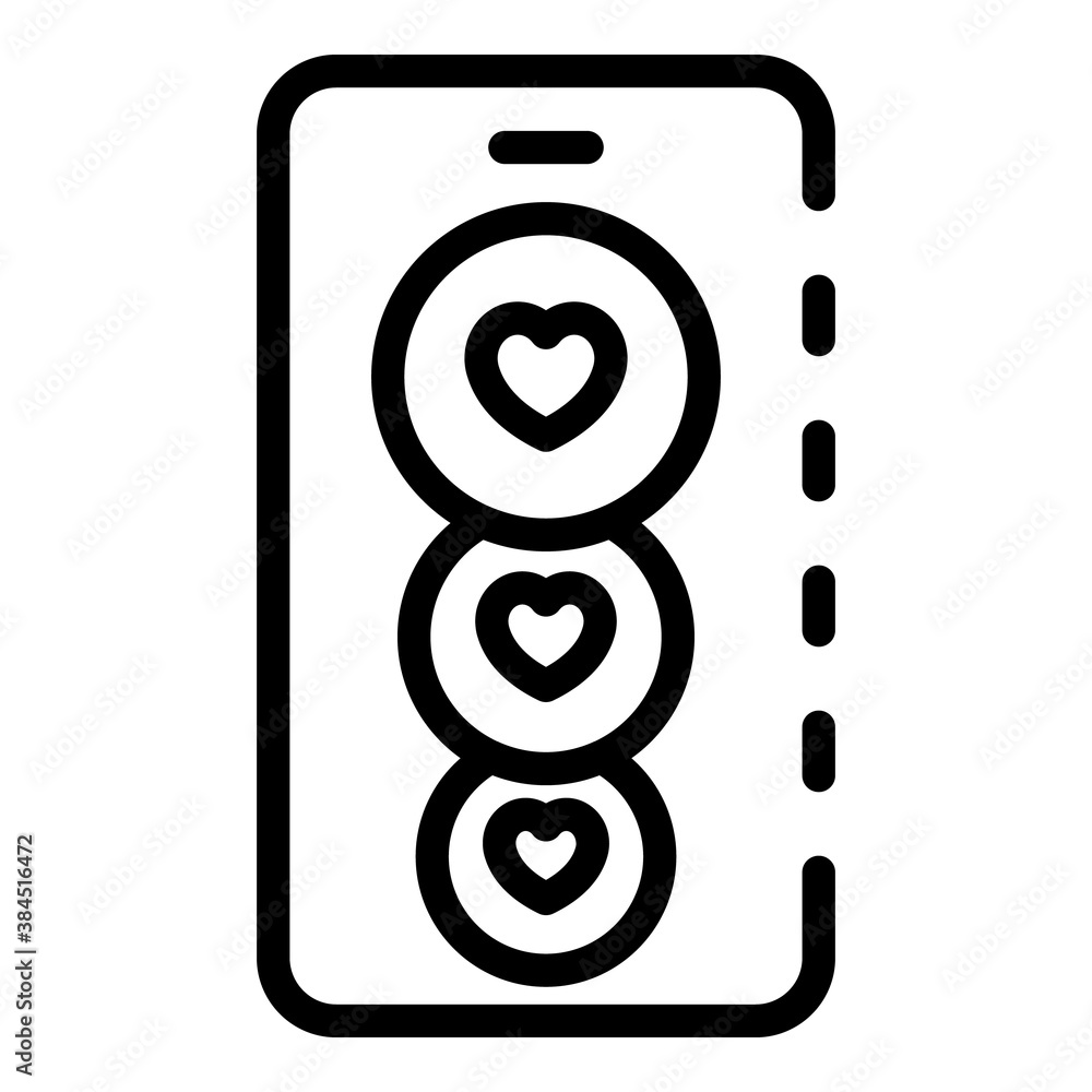 Poster smartphone product review icon. outline smartphone product review vector icon for web design isolate